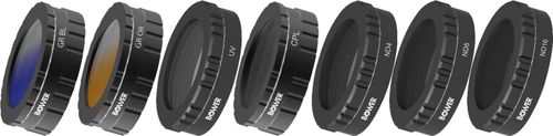 Bower - Sky Capture Series UV / Circular Polarizer / Neutral Density / Graduated Color Lens Filter (7-Count) $17.99