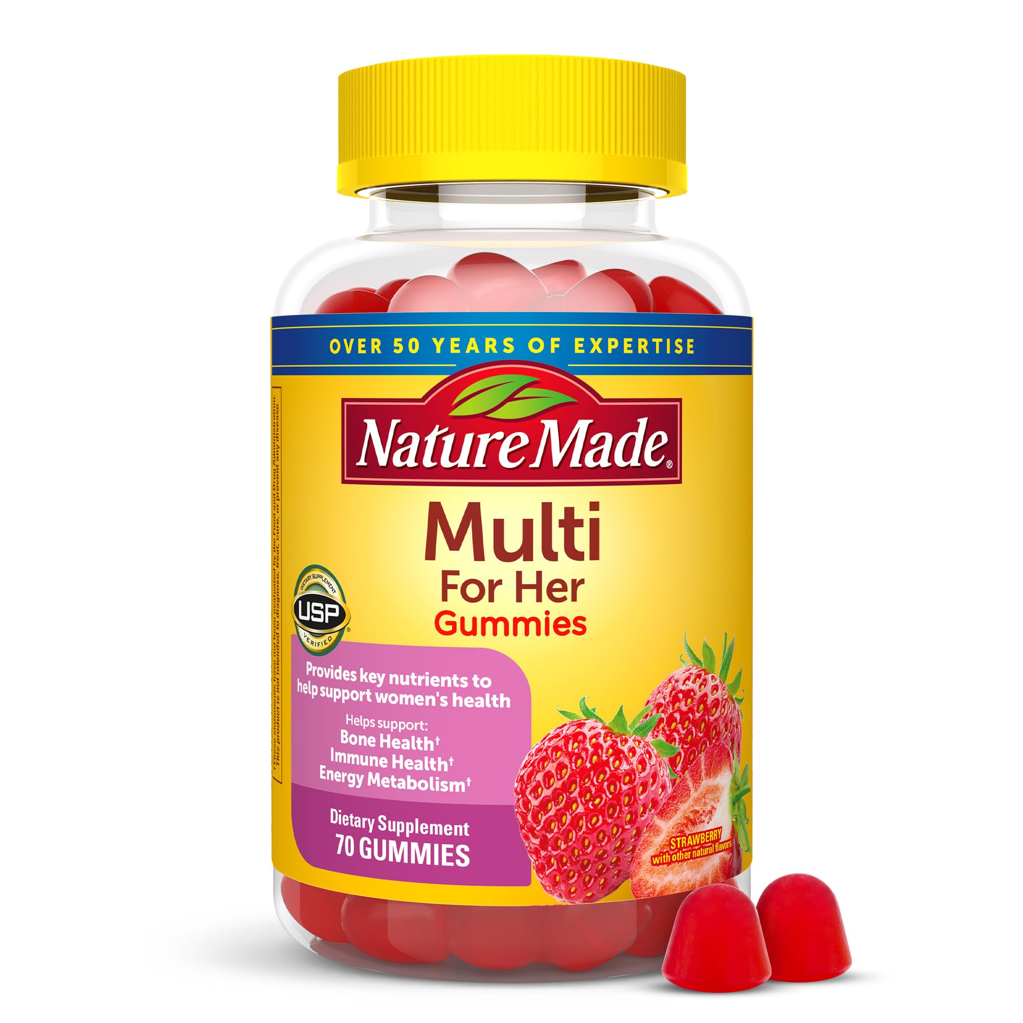 70-Count Nature Made Women's Daily Nutritional Support Multivitamin Gummies $5.14 + Free Shipping w/ Prime or on $35+