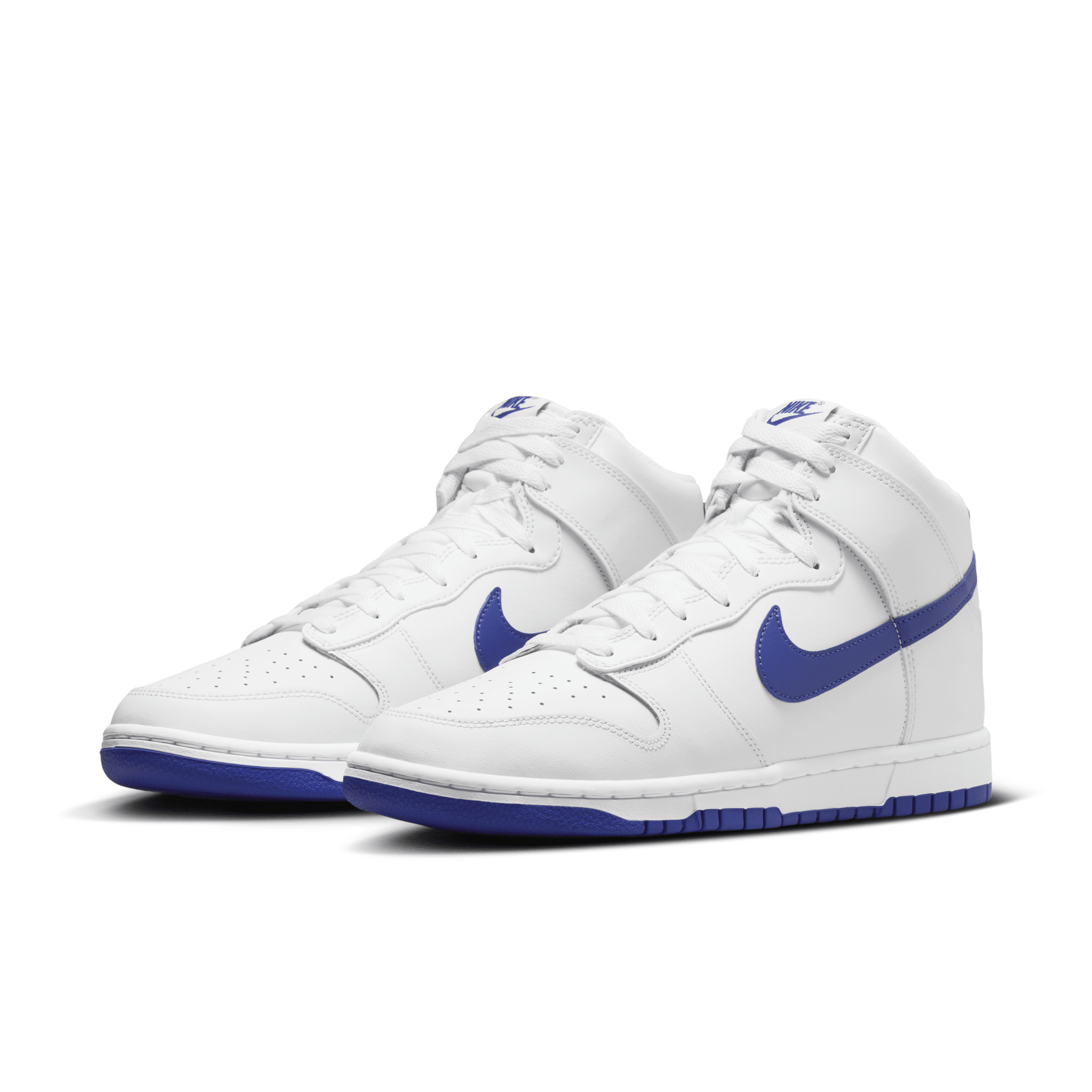 Nike Men s Dunk Hi Retro Shoes White Concord 62.98 Free Shipping