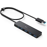 Anker 4-Port Ultra-Slim USB 3.0 Hub w/ 2' Extended Cable $7.99 + Free Shipping w/ Prime or on $35+