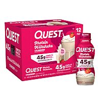 12-Count Quest Nutrition 46g Protein Milkshake (Strawberry) $28.17 ($2.35 each) w/ S&S + Free Shipping w/ Prime or on $35+
