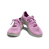 Crocs Women's LiteRide 360 Pacer Water Sneakers w/ 2 Jibbitz Charms (Taffy Pink)