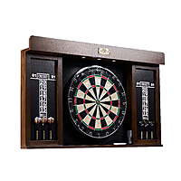 40" Barrington Billiards Bristle Dartboard Cabinet Set w/ LED Lights $49 + Free Shipping
