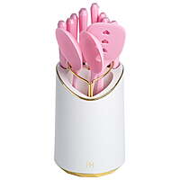 12-Piece Paris Hilton Knife & Kitchen Utensil Set w/ Caddy (Pink) $9.38 + Free Shipping w/ Walmart+ or on $35+