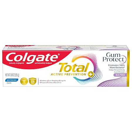 3-Oz Colgate Total Active Prevention Gum Protect Whitening Toothpaste $1.69 w/ S&S + Free Shipping w/ Prime or on $35+