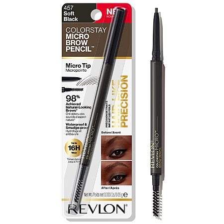 Revlon ColorStay Micro Eyebrow Pencil w/ Built In Spoolie Brush (Blonde or Soft Black) $2.85 w/ Subscribe & Save