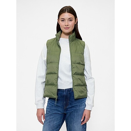 Gap Women's ColdControl Puffer Vest (Mesculen Green) $8.65 + Free Shipping