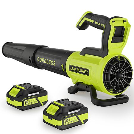 Vinchest Cordless Electric Leaf Blower w/ 2Ã 4.0Ah Batteries & Charger $53.98 + Free Shipping (1 replies)