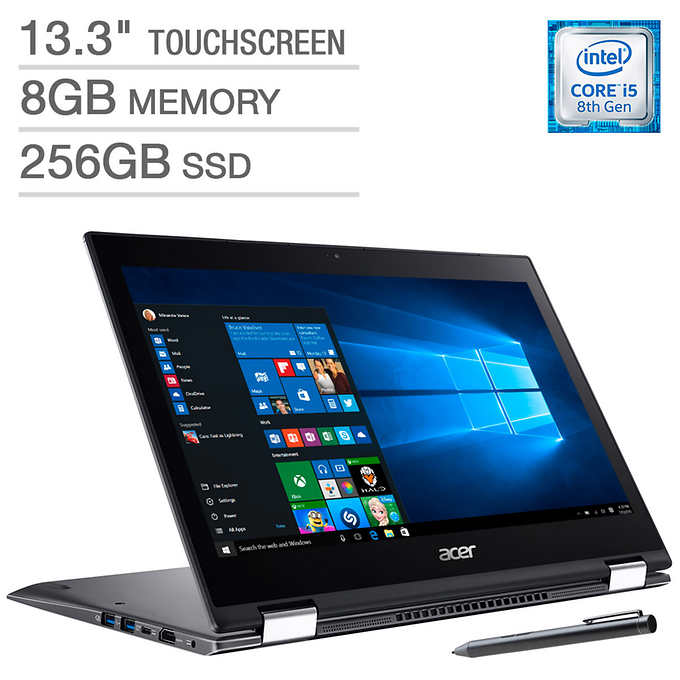 Acer Spin 5 2-in-1 Laptop: i5-8250U, 13.3" 1080p IPS Touchscreen, 8GB DDR4, 256GB SSD, Win 10 $599.99 + $14.95 S&H @ Costco.com