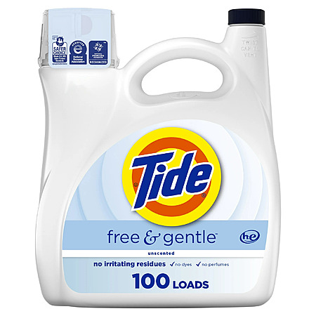 Amazon has (4) Tide Free & Gentle Liquid for $49.45 w S&S (2 replies)