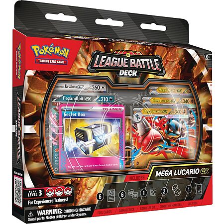 Pokémon TCG: Mega Lucario ex League Battle Deck $18.49 + Free Shipping w/ Prime or on $35+