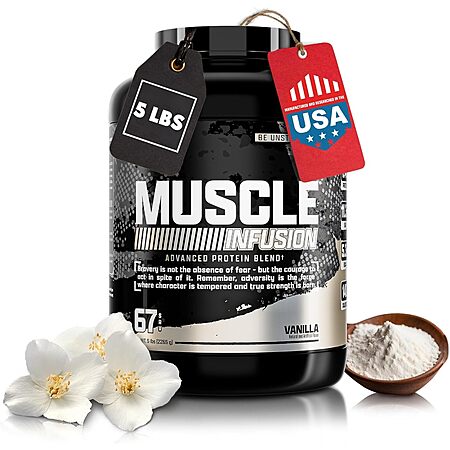 Nutrex Vanilla Whey Protein 5lb for $38!