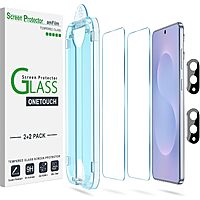 Prime Members: 2-Pack amFilm Galaxy S25/S24/S23 Tempered Glass Screen Protectors