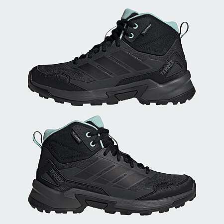 adidas Women's Terrex Eastrail 3 Mid ClimаProof Hiking Shoes (Carbon/Black/Aqua) $56 + Free S&H
