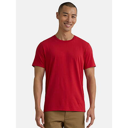 George Men's Crewneck Short Sleeve T-Shirt (Red Samba) $1.27 + Free Shipping w/ Walmart+ or on $35+