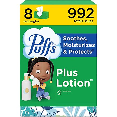 Puffs Plus Lotion Facial Tissues