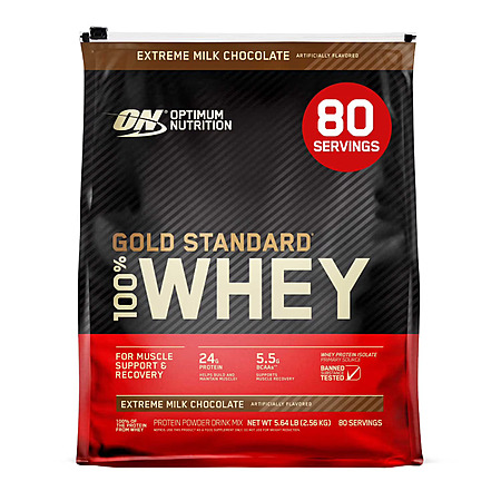 Sam's Club Members: 5.64-lb Optimum Nutrition Gold 100% Whey Protein Powder (Chocolate) $50 + Free Store Pickup & More