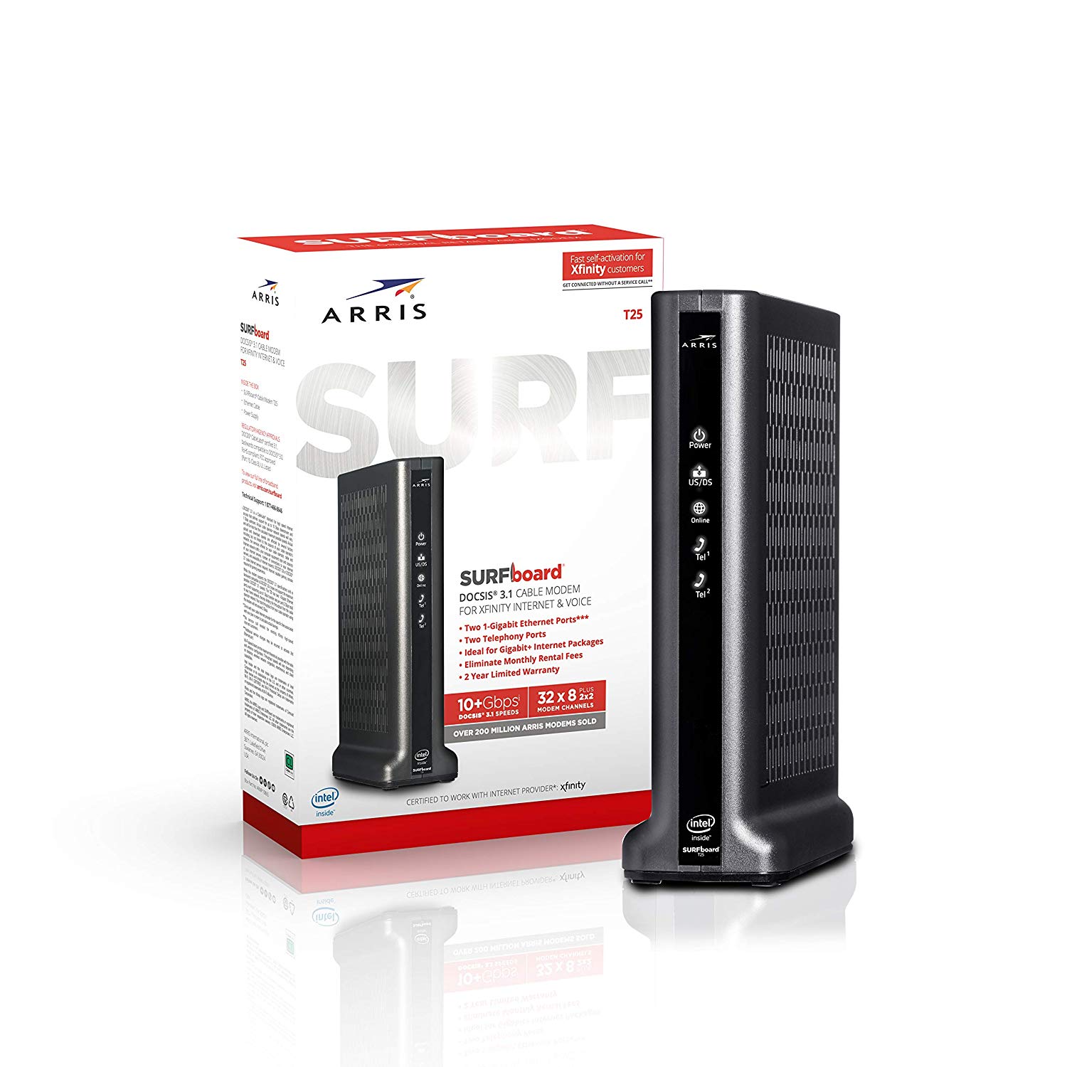 ARRIS Surfboard Docsis 3.1 Gigabit Cable Modem for Xfinity Internet & Voice - $148.48