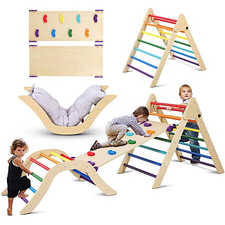 50% Off Pikler Triangle Set Climber!