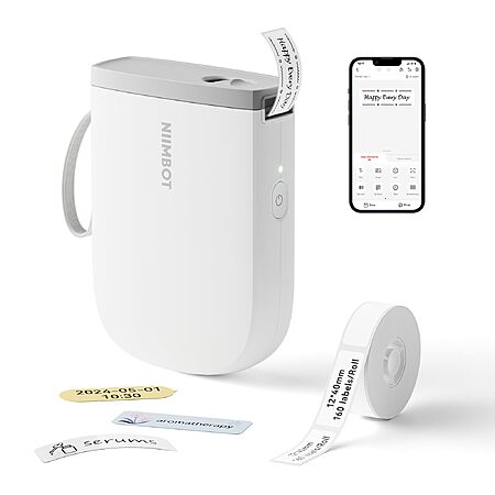 $10.99 Now – Portable Label Maker with 300DPI Printing