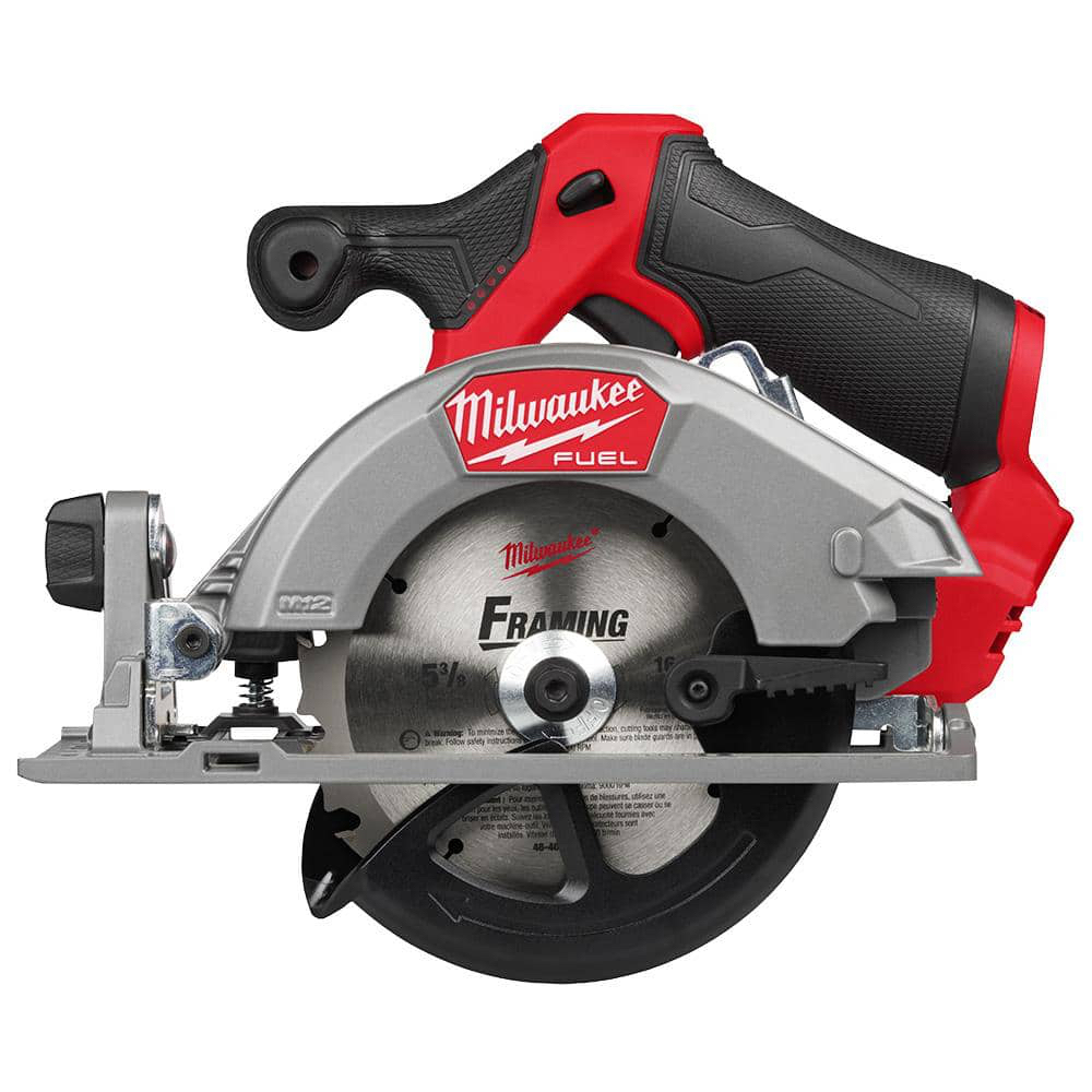 Milwaukee M12 FUEL 12V Lithium-Ion Brushless 5-3/8 in. Cordless Circular Saw (Tool-Only) 2521-20 - $92.12