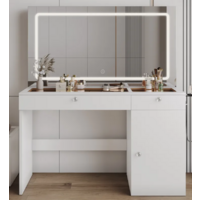 YITAHOME 47" Makeup Vanity Table w/ Large LED Mirror & 4 Drawers (White) & More $136 + Free Shipping
