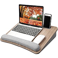 HUANUO Portable Lap Laptop Desk with Pillow Cushion (Fits up to 15.6 inch Laptop) $17 + FS