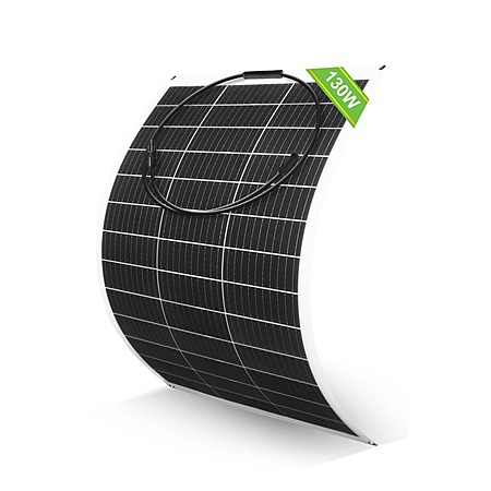ECO-WORTHY 130W 12V Flexible Mono Solar Panel $51 + Free Shipping