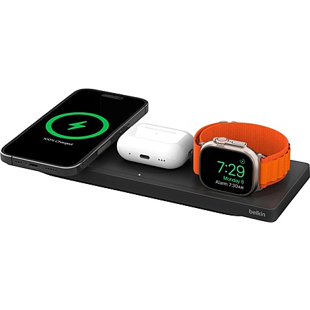 Belkin BOOSTCHARGE PRO 3-in-1 Wireless Charging Pad with MagSafe $45 + Free Shipping at A4C via eBay