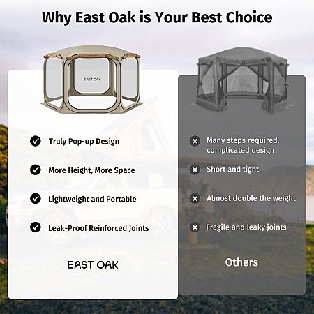 31% Off East Oak Pop Up Canopy Tent!