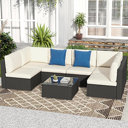 DWVO Outdoor Sofa Set Now $330