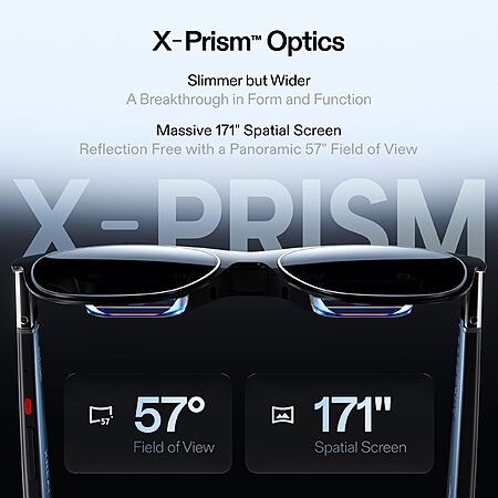LUNETTES INTELLIGENTES XREAL One X1111 AR VR 2025 lunettes son noir max