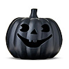 9&amp;quot; Clay Pumpkin Jack-o'-Lantern Tabletop Decor, Black, Fall Indoor by Way To Celebrate $6.24