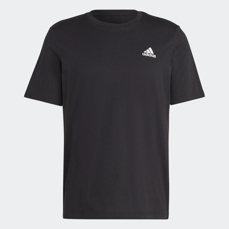 adidas Men's Essentials Single Jersey Embroidered Small Logo Tee (Black) $6 + Free Shipping
