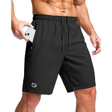 G Gradual Men's Athletic Running Shorts (5", 7", or 9" Inseam, Various Colors) $12.59