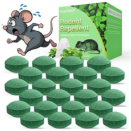 48-Pack EverField Peppermint Oil Mice Repellent Balls $19.99