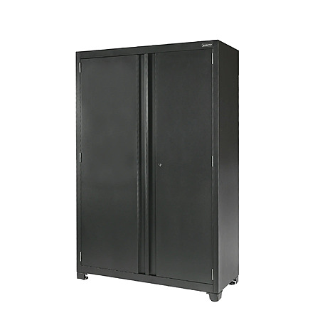 WORKPRO 48-inch Heavy-Duty Garage Storage Cabinet, 3 Shelves, Black, Metal $212.08