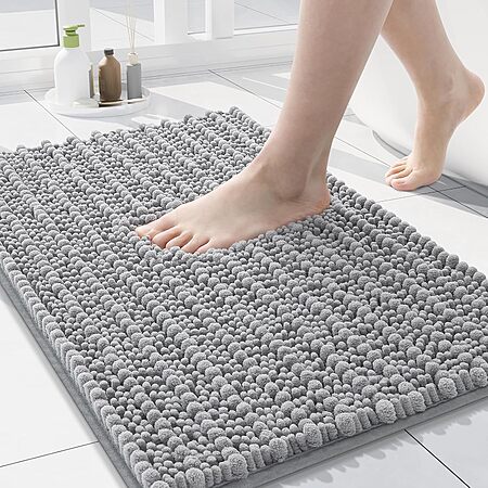 24" x 16" Chenille Bathroom Rug Mat $6.64