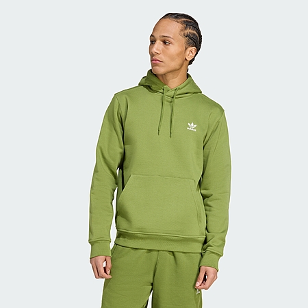 adidas men Trefoil Essentials Hoodie (Tech Olive) $15.6 at adidas via eBay