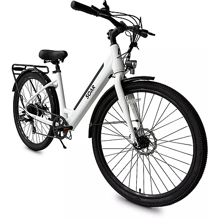 Soar Adult 27.5” City Step-Through Electric Hybrid Bike (2 Colors) $799 ...
