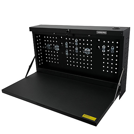 36" WorkPro Wall Mount Workbench w/ Foldable Steel Work Surface $57.95 + Free S&H