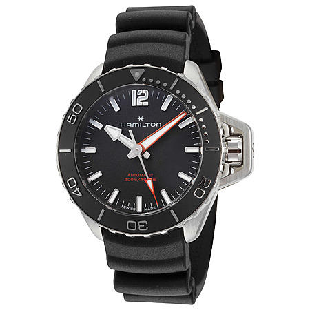 Hamilton Men's Khaki Navy 41mm Black Dial Automatic Watch $569