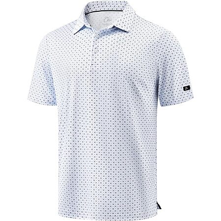 Obla Men's Dry Fit Moisture Wicking Golf Polo Shirt $14