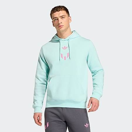 adidas men Messi Hoodie (Size M, L Only, Semi Flash Aqua)