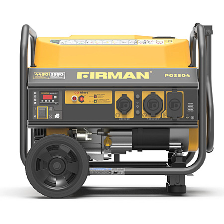 Certified Refurbished Firman 4450W Gas Portable Generator w/ CO Alert