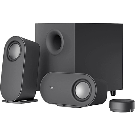 Refurbished Good: Logitech Z407 Bluetooth Computer Speakers with Subwoofer Graphite