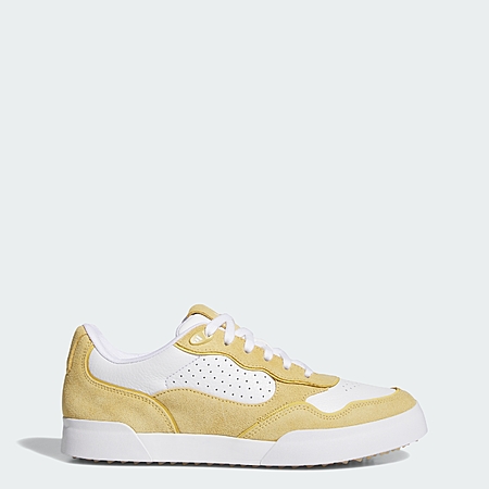 adidas men Retrocross 25 Spikeless Golf Shoes (Cloud White / Oat / Gum)