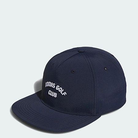 adidas men 5 Panel Crinkled Nylon Hat (Collegiate Navy)