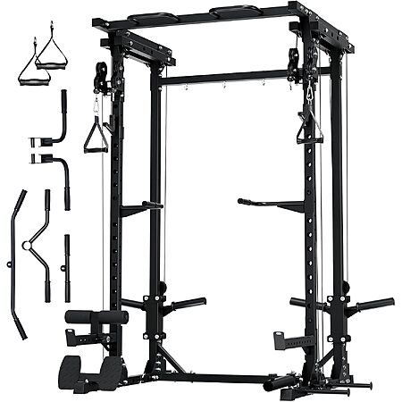 Prime Members: MAJOR FITNESS Drone3 Power Rack, 2500lbs Multi-Function ...