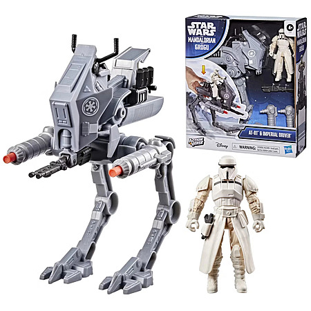 Star Wars ActionVerse: 8.3" AT-RT Vehicle & 4.5" Imperial Remnant AT-RT Driver Action Figure Set